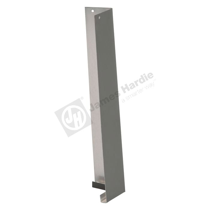 James Hardie 310mm Aluminium External Corner Soaker 90 Deg Weatherboard