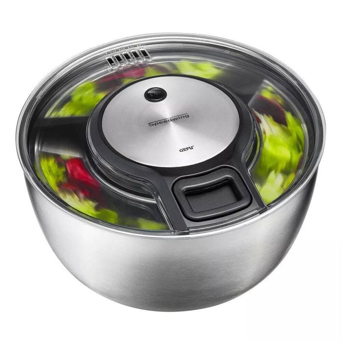 Gefu Speedwing Stainless Steel Salad Spinner Dryer 5l