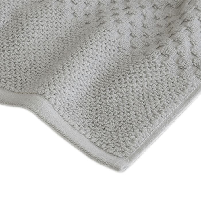 Algodon Portland 100% Cotton Bathroom Hand Towel Silver/grey 40x70cm