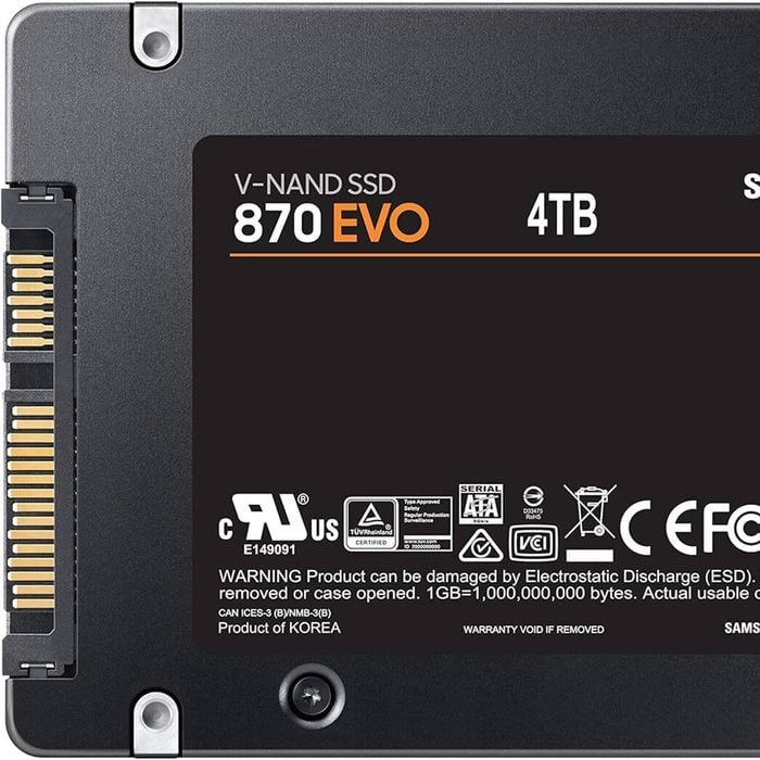 Samsung 870 EVO 4TB SSD SATA 2.5インチ SAMSUNG 870 EVO SATA III SSD 4TB 2.5” Internal Solid State