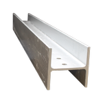 Galintel 100mm x 900mm Galvanised Steel Heavy Duty Retaining Wall Post H-Section