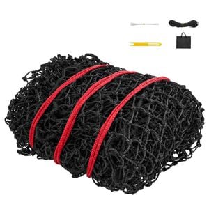 VEVOR Round Bale Hay Net Black PE Material with Zip Ties Needle Shuttle for Horses