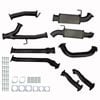 Ignite Exhausts Turbo Back For Toyota Landcruiser 200 Series 4.5l V8 Twin 3" To Single 3.5" Mufflers Only Black Aluminised Steel