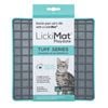 LickiMat Tuff Playdate Boredom Buster Cats Slow Feeder Mat Turquoise