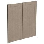 Kaboodle Raw Board Country Corner Base Cabinet Doors - 2 Pack