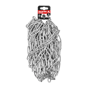 Pinnacle 4.8mm 3/16" x 10m Zinc Plated Long Link Chain