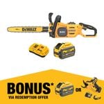 DeWALT 54V 45cm Chainsaw Cordless Kit 