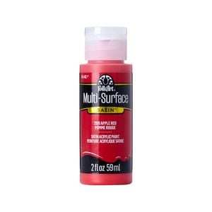 Folk Art 59ml Multi Surface Paint - Apple Red