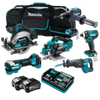 Makita XGT 40V Brushless 6 Piece 4.0Ah Combo Kit
