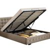 Levede Bed Frame Base With Gas Lift Platform Fabric - Double