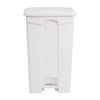 Jantex Kitchen Pedal Bin Hands-free White 820x495x400mm 87ltr Commercial Waste Management
