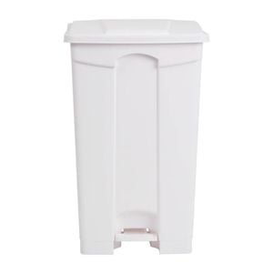 Jantex Kitchen Pedal Bin Hands-free White 820x495x400mm 87ltr Commercial Waste Management