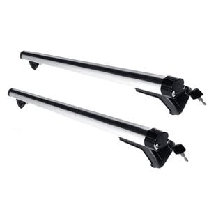 Bargene 135CM Universal Adjustable Aluminum Alloy Car Roof Rack Cross Bars Carrier Lock