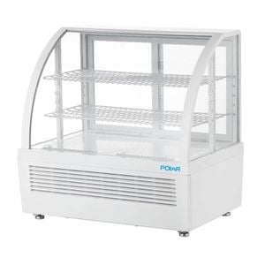 Polar C-series Countertop Display Fridge White - 100ltr - Cu637-a