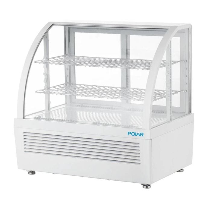 Polar C-Series Countertop Display Fridge White - 100Ltr - CU637-A