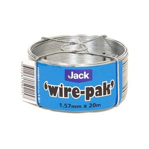 Jack 1.57mm x 20m Galvanised Tire Wire Wirepak
