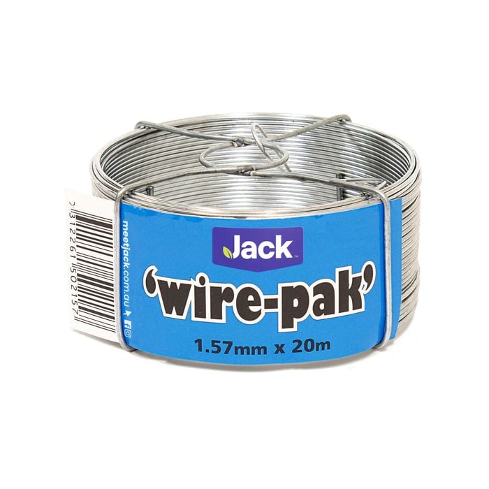 Jack 1.57mm x 20m Galvanised Tire Wire Wirepak