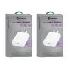 2PK Sansai Low Profile USB-C Wall Charger for Phone & Tablet PD20W White