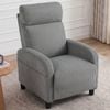 Advwin Recliner Chair Lounge Comfy Sofa Chair Corduroy Grey