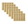 Set of 6 Orient Bamboo Table Placemats 30 x 45cm Natural