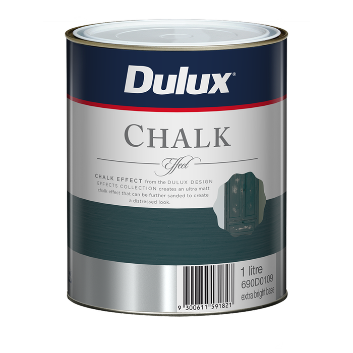Dulux Design Chalk Effect Paint Extra Bright - 1L