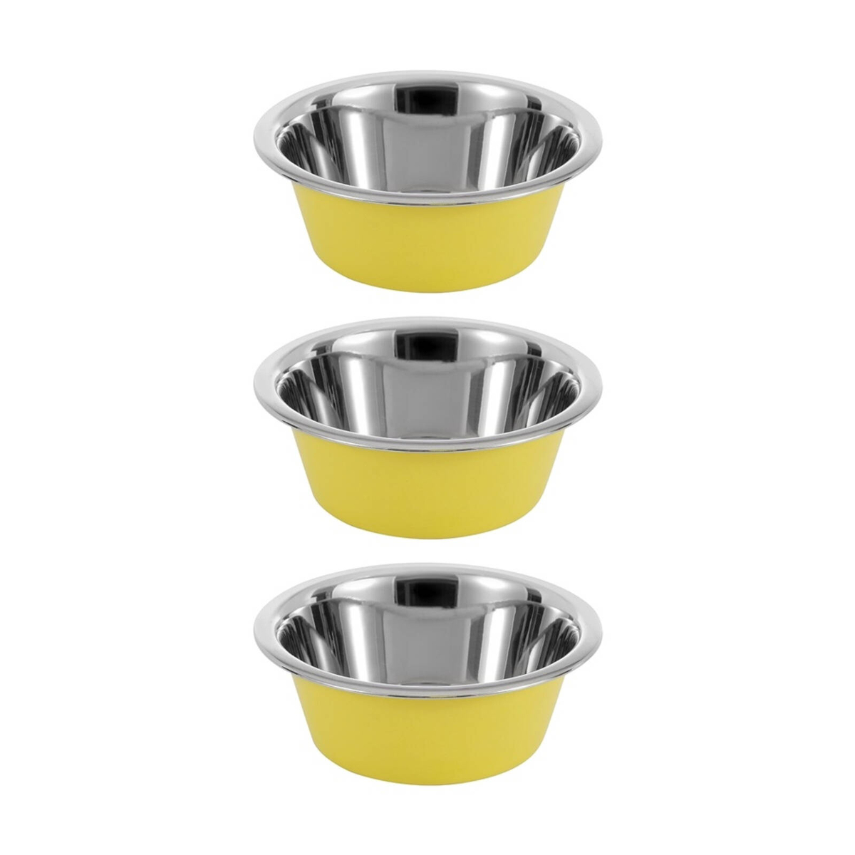 3x Paws And Claws Stainless Steel Cat/Dog Food/Drink Bowl 600ml ...