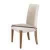 Sherwood Home Premium Faux Suede Cream Dining Chair Cover 6-pack