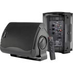 CLB5AB 5" Active Box Speakers With Bluetooth Renaming Black 40W Rms 90W Max