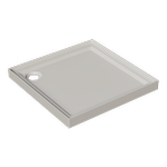 Stein 900 x 900mm White 4-Sided Acrylic Offset Waste Tray 