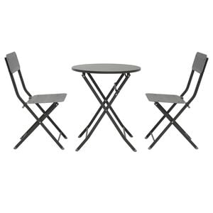 Hartman Seville 3pc Bistro Set - Anthracite