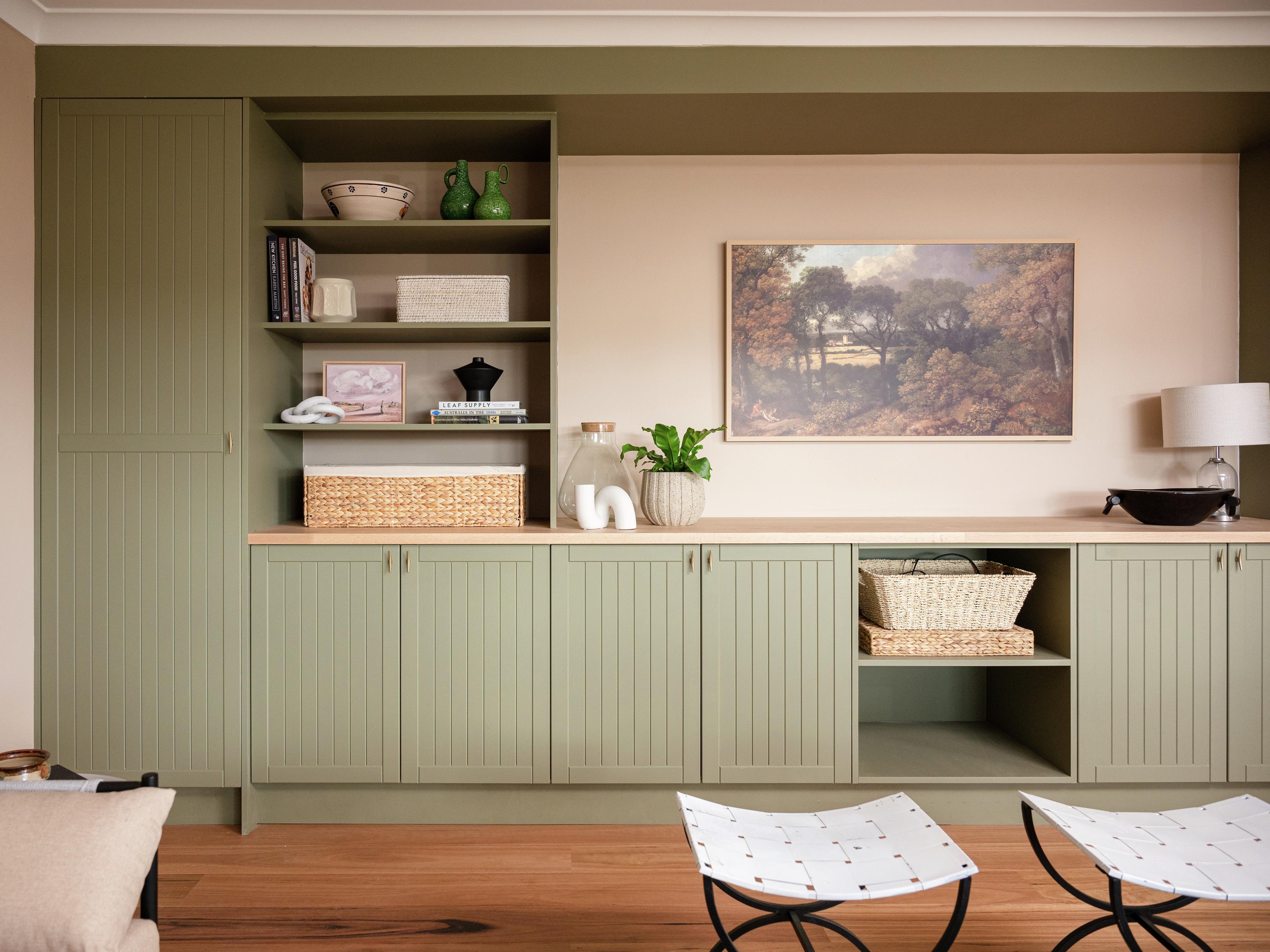How To Plan Living Room Storage Cabinets Bunnings Australia