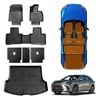 Floor Seat Back Kick Cargo Boot Liner for Lexus RX350 RX350h RX500h 2022-Onwards Luggage Tray Cargo
