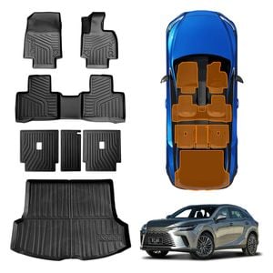 Floor Seat Back Kick Cargo Boot Liner for Lexus RX350 RX350h RX500h 2022-Onwards Luggage Tray Cargo