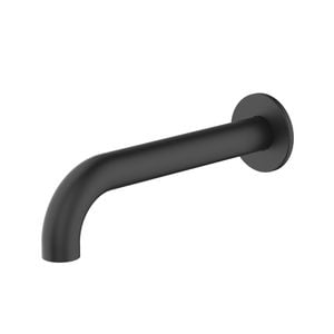 Greens Matte Black Penny Bath Spout - Matte Black