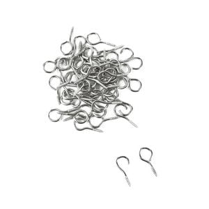 Windoware Silver Hook And Eyes - 50 Pack
