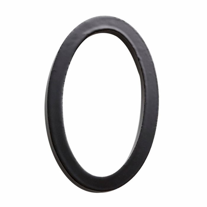 Sandleford 75mm Black Zone House Number 0 