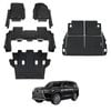 AUSGO 7D Injection Floor Mats & Boot Liner Set For LEXUS LX Series LX500d LX600 2021-Onwards Car Floor Liners Cargo Mat