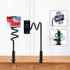 Urbanoki Gooseneck Phone Holder Flexible Clamp Mount For Bed Desk - Black