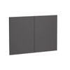 Kaboodle 900mm Toasted Clove Modern Rangehood Doors - 2 Pack