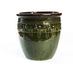 Northcote Pottery 54cm Green Studded Pot