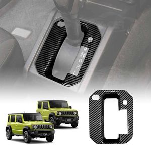Gear Shift Frame Trim For Suzuki Jimny Auto 2018-onwards Carbon Fiber Style Center Console Cover Protector