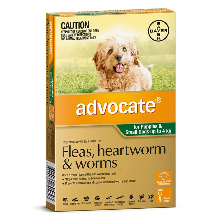 Advocate For Small Dogs Up To 4kg Green - 3 Pack