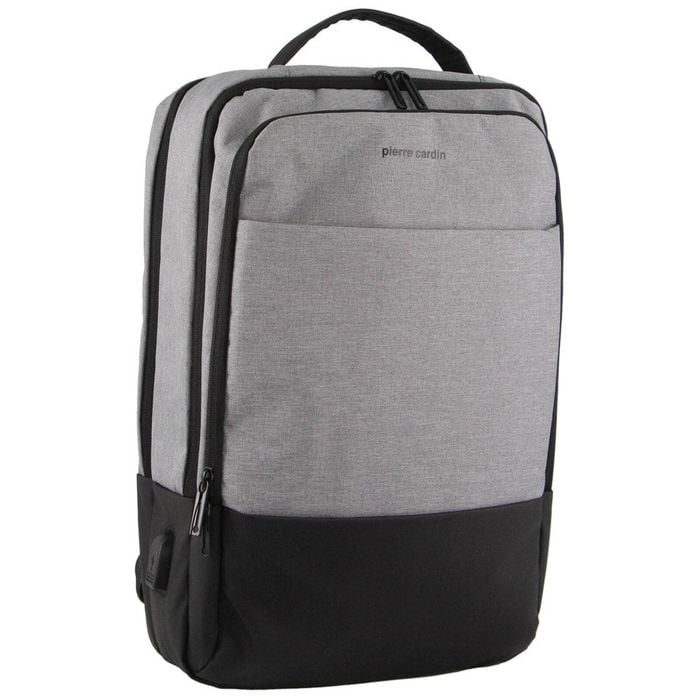 Pierre Cardin Travel & Business Rfid Laptop Backpack Bag 31x43cm Grey