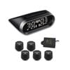 Promata Mata 2 Solar Tyre Pressure Monitor With Carbon Fiber Finish - 5 External Sensors - With Booster