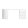 Payton Benjamin Ripple Grand 3 Drawer Rhf Computer Work Desk Table White