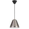 Telbix Hanami Modern Pendant Hanging Lamp Light Metal Plastic Nickel Black Satin
