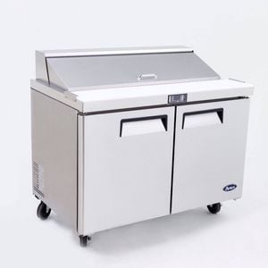 Atosa 2 DOOR SANDWICH PREP TABLE FRIDGE 1225 MM MSF8302