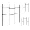 Costway 6 Hanging Rods Wardrobe Storage Clothes Rack-Black