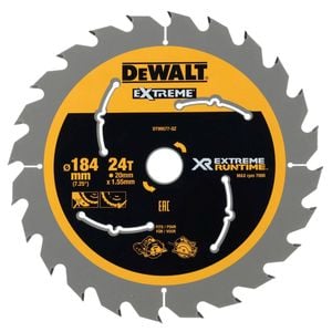 DEWALT 184mm 24T Circular Saw Blade
