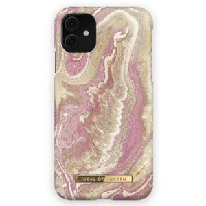 Ideal Of Sweden Fashion Case (suits Iphone 11/xr) - Golden Blush Marble